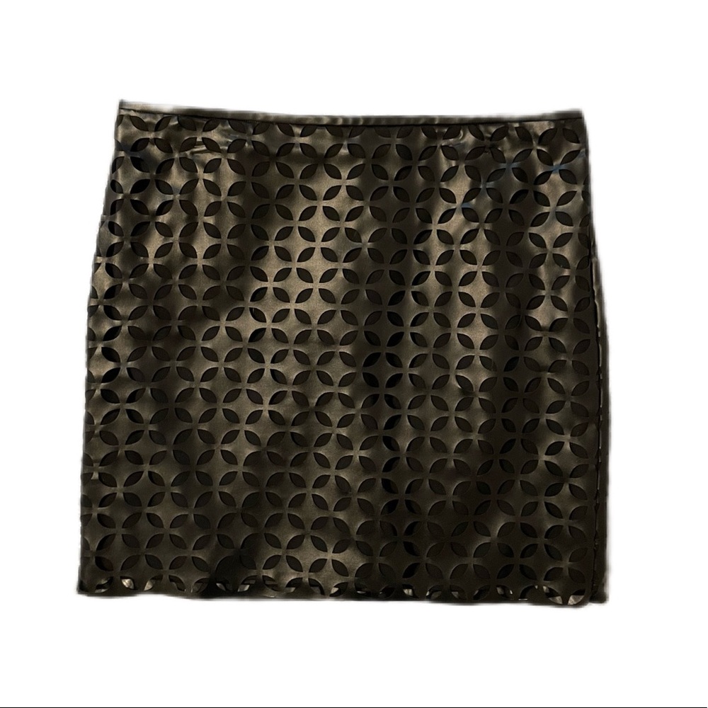 Vince Camuto Women’s Faux Leather Mini Pencil Skirt